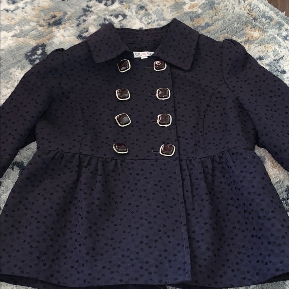 Joy Joy 3/4 Length Peplum Jacket